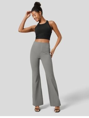 NEW Halara High-waist StretchPants - Gray Sixe M
